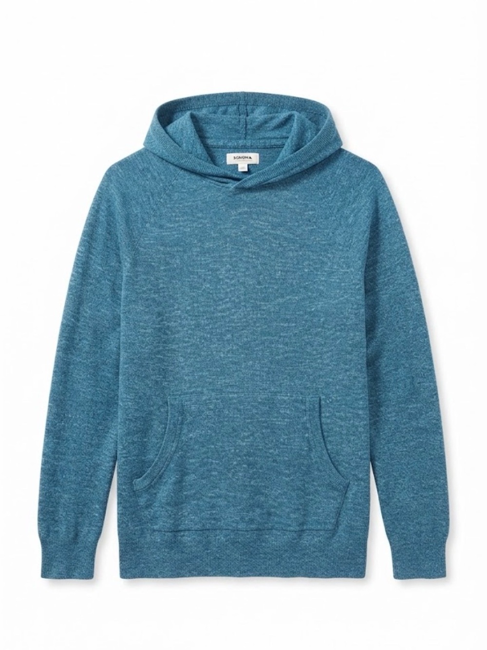 Sonoma Teal Marled Hoodie Sweatshirt -Women’s